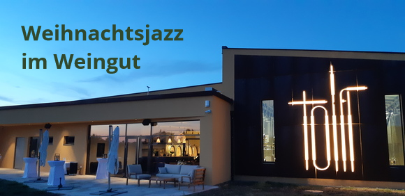 Weihnachtsjazz im Weingut